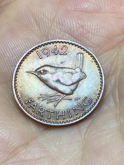 2025年第九十场(总第一百一十六场）外国好品散币(免佣金) - 英国🇬🇧1942年1法新(乔治六世第一版)