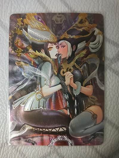 花开卡拍第38期（9月14号周日截拍，品控勿拍!!!拍品不寄存，运费5元，自制卡难免瑕疵，可能存在轻微撞角爆边等出厂瑕疵，品控介意勿拍！） - 燎原早期绝版卡 幻想物语 粗闪 黑白无常 1张