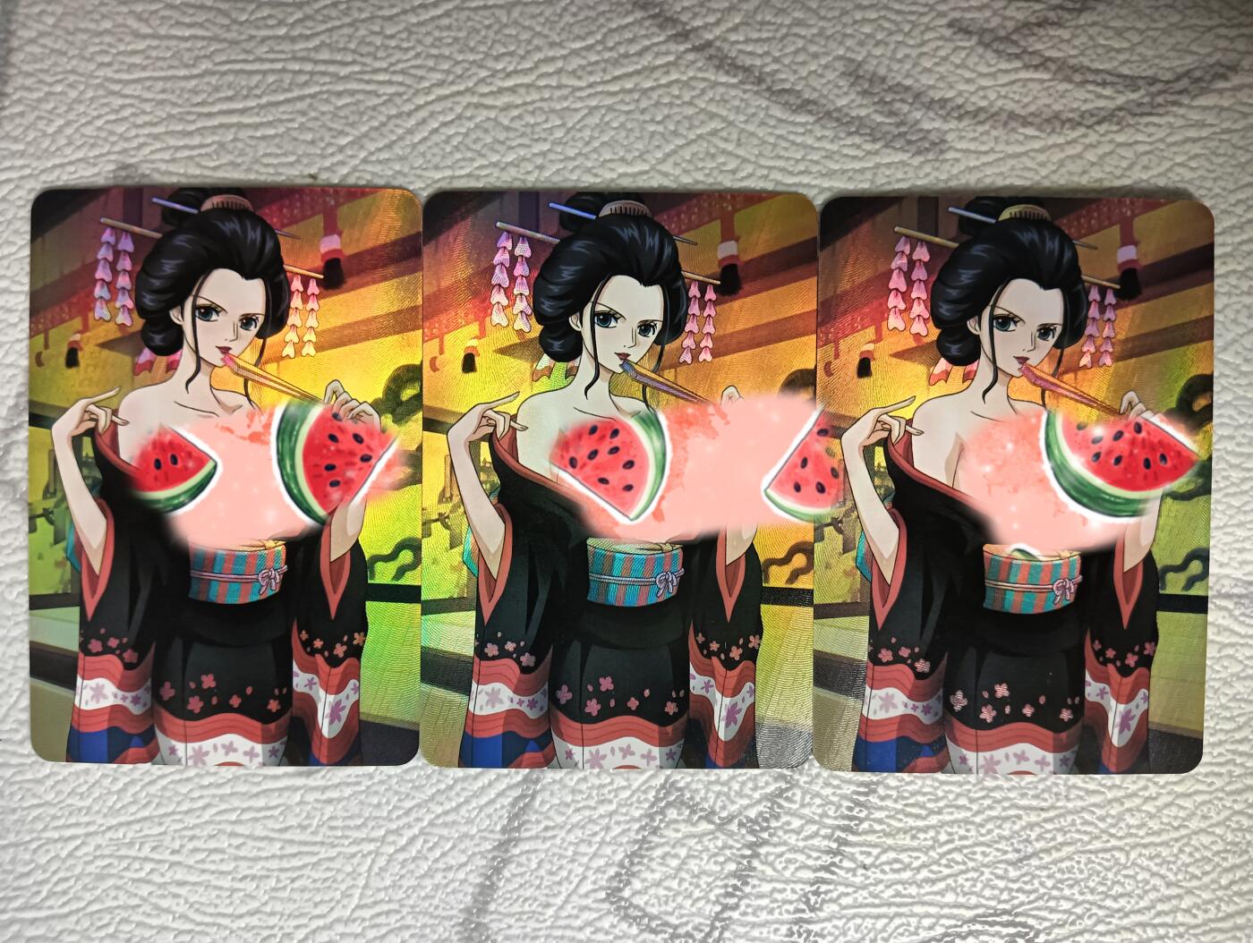 花开卡拍第38期（9月14号周日截拍，品控勿拍!!!拍品不寄存，运费5元，自制卡难免瑕疵，可能存在轻微撞角爆边等出厂瑕疵，品控介意勿拍！） 艺术卡，旗袍罗宾，彩闪三宫