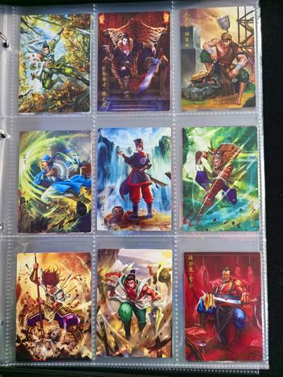 粤A卡牌第10期（9月17日22:00截拍） 【套卡】豪卡水浒忠义篇108将-精雕工艺 一套108张