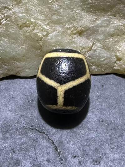 仅此一颗，精品藏传龟甲玛瑙天珠一颗。 仅此一颗，精品藏传龟甲玛瑙天珠一颗。