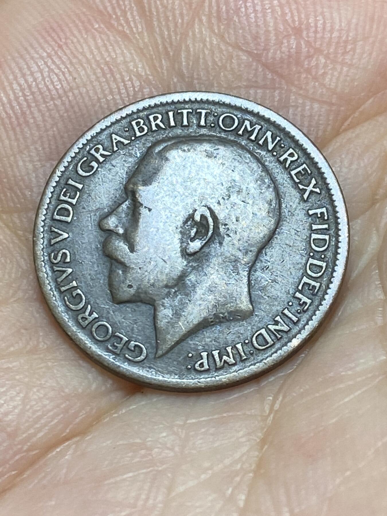 2025年第九十场(总第一百一十六场）外国好品散币(免佣金) 英国🇬🇧1916年1法新(乔治五世第一版)