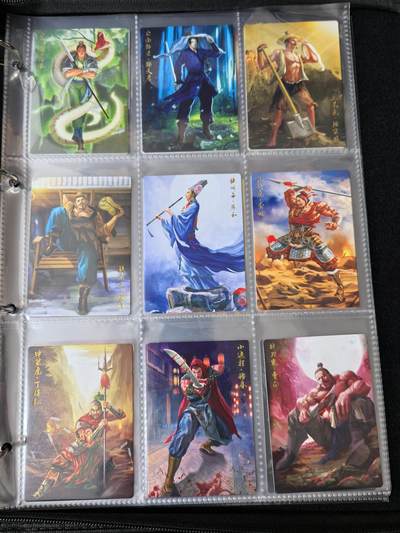 粤A卡牌第10期（9月17日22:00截拍） 【套卡】豪卡水浒无双篇108将-精雕工艺 一套108张
