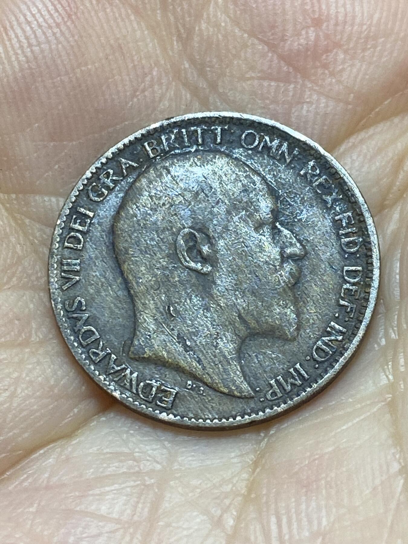 2025年第九十场(总第一百一十六场）外国好品散币(免佣金) 英国🇬🇧1909年1法新(爱德华七世时期)
