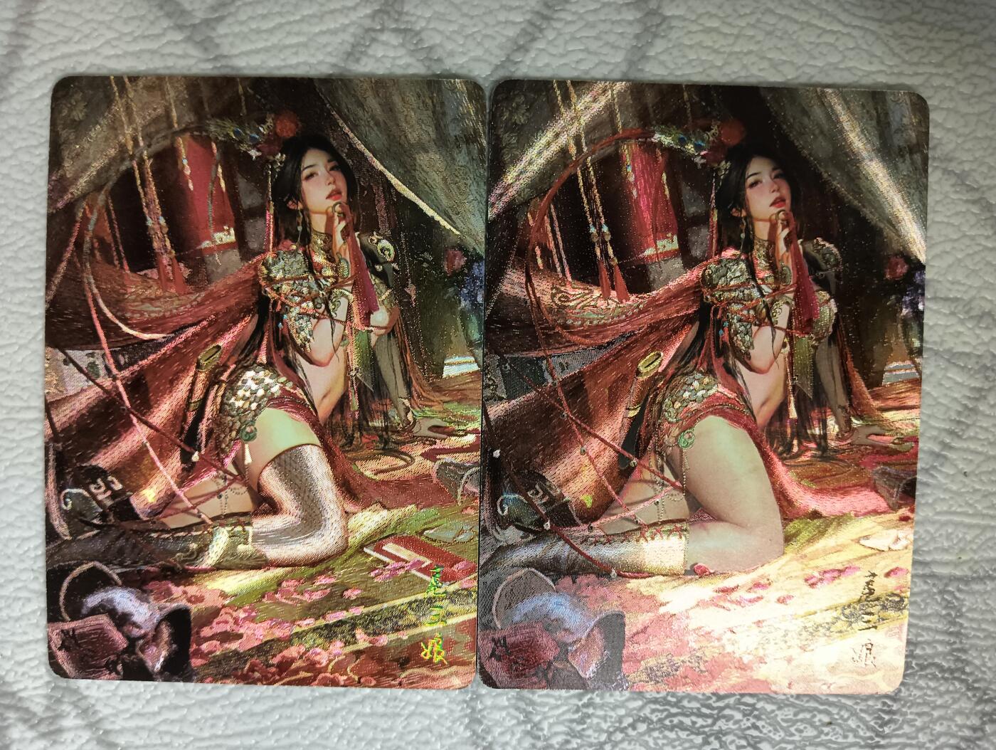 花开卡拍第38期（9月14号周日截拍，品控勿拍!!!拍品不寄存，运费5元，自制卡难免瑕疵，可能存在轻微撞角爆边等出厂瑕疵，品控介意勿拍！）