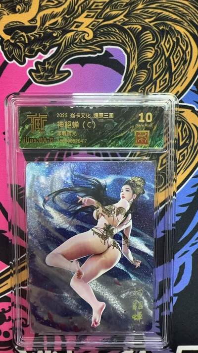 寸草不生拍卖会 第八期 （星期三结拍 持续收拍中） - 2025 焱卡文化 燎原三国神貂蝉(C)浮雕折光