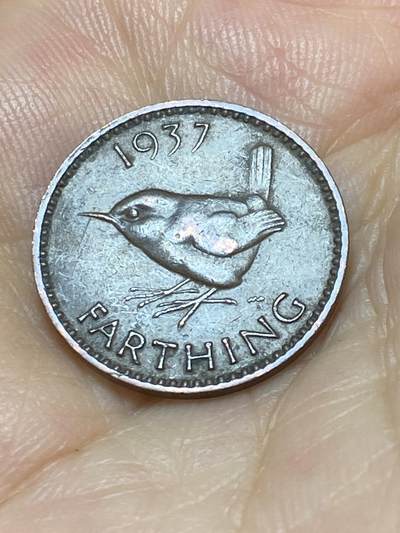 2025年第九十场(总第一百一十六场）外国好品散币(免佣金) - 英国🇬🇧1937年1法新(乔治六世加冕年，第一版首发年)