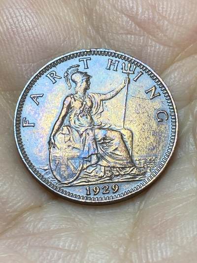 2025年第九十场(总第一百一十六场）外国好品散币(免佣金) - 英国🇬🇧1929年1法新(乔治五世第三版)