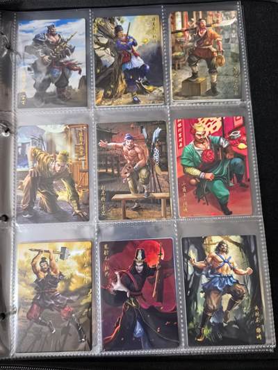 粤A卡牌第10期（9月17日22:00截拍） 【套卡】豪卡水浒无双篇108将-精雕工艺 一套108张