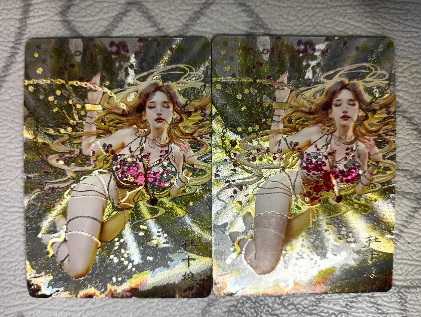 花开卡拍第38期（9月14号周日截拍，品控勿拍!!!拍品不寄存，运费5元，自制卡难免瑕疵，可能存在轻微撞角爆边等出厂瑕疵，品控介意勿拍！）