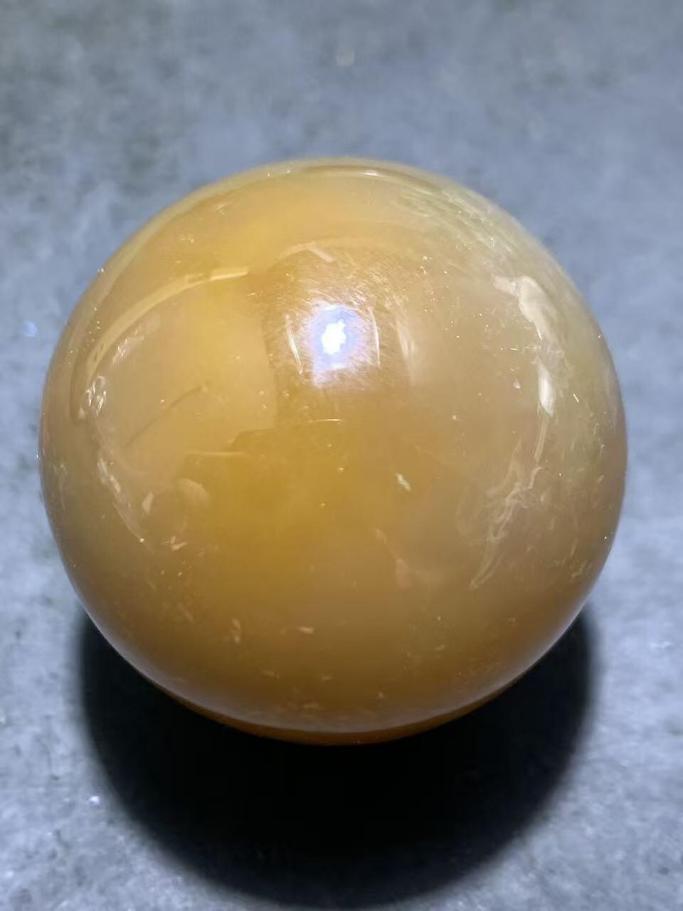 精美冻料高玉化战国红玛瑙霸气大圆珠一颗！