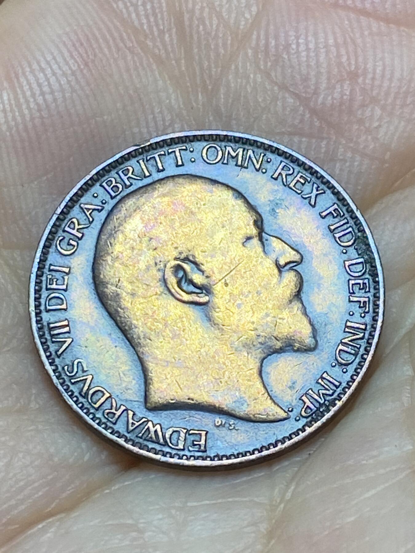 2025年第九十场(总第一百一十六场）外国好品散币(免佣金) 英国🇬🇧1905年1法新(爱德华七世时期)