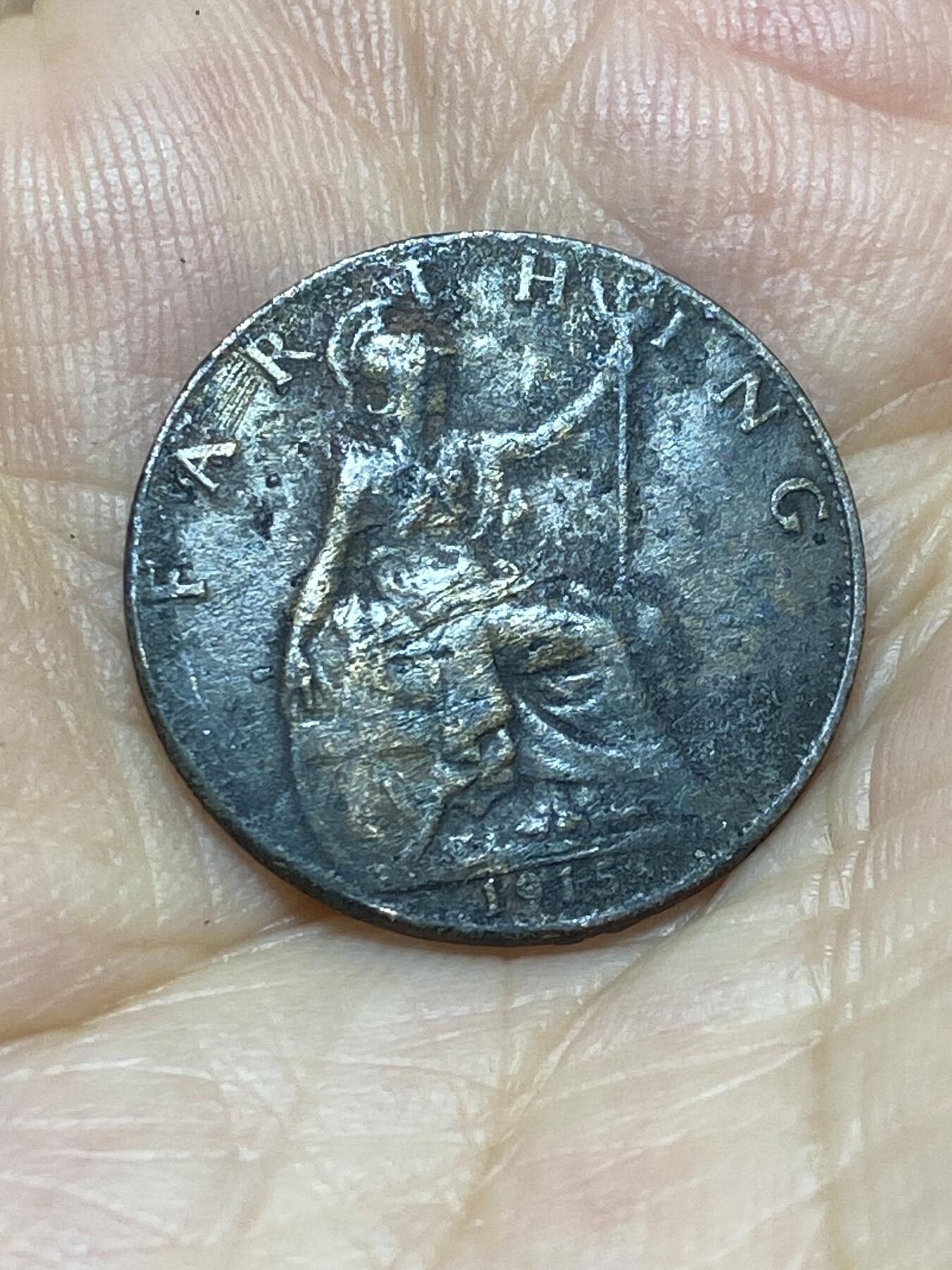 2025年第九十场(总第一百一十六场）外国好品散币(免佣金) 英国🇬🇧1915年1法新(乔治五世第一版)