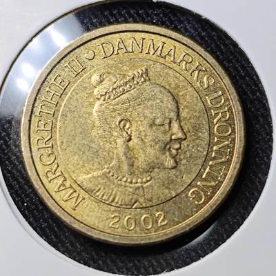 KK钱币收藏小铺 套币专场 2月预留时间 周末发货 -  2002丹麦10克朗 好品