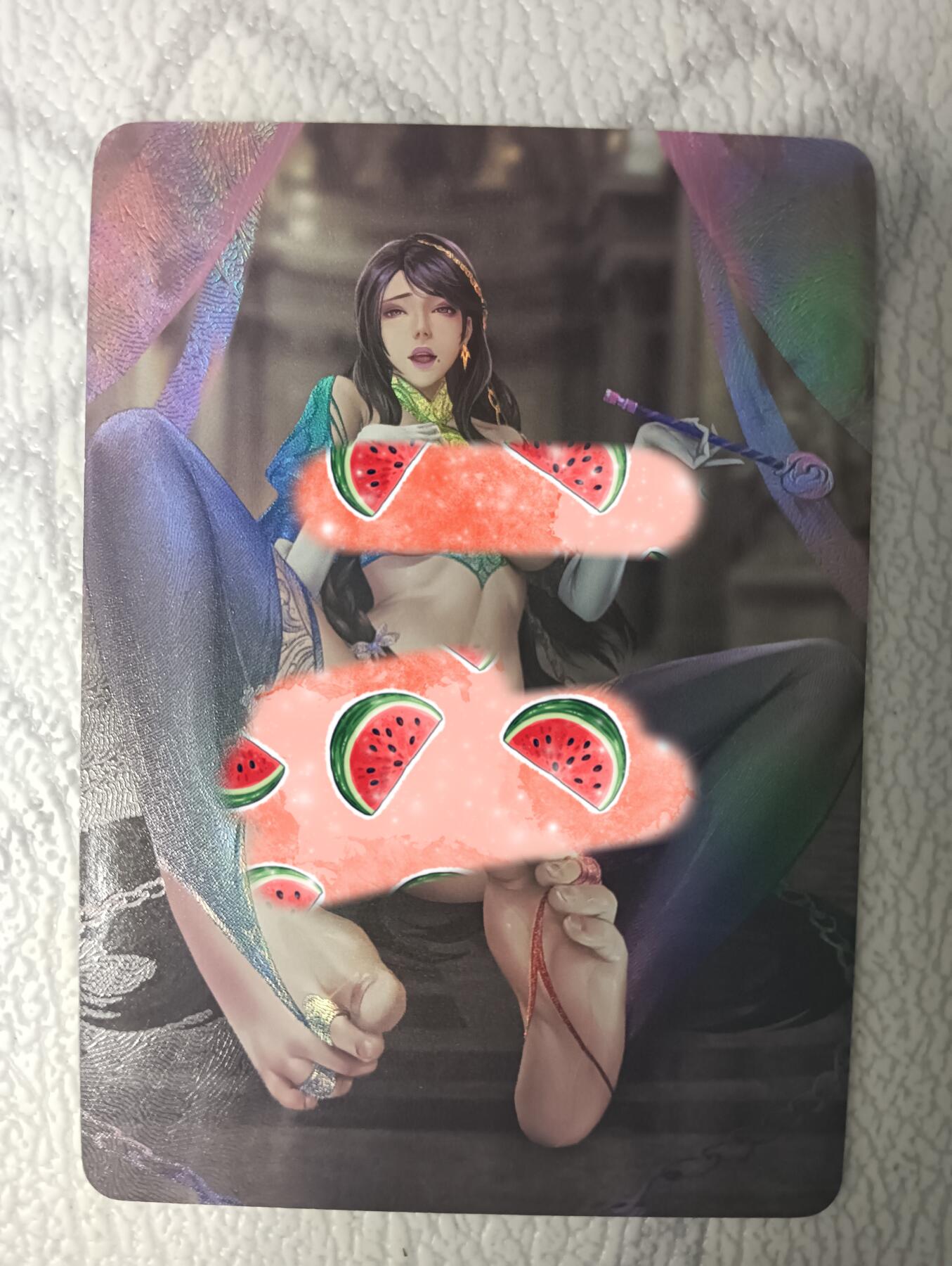 花开卡拍第38期（9月14号周日截拍，品控勿拍!!!拍品不寄存，运费5元，自制卡难免瑕疵，可能存在轻微撞角爆边等出厂瑕疵，品控介意勿拍！） 艺术卡 凌墨满赠 柳钢蛋 禁锢女巫 卡背全清凉 