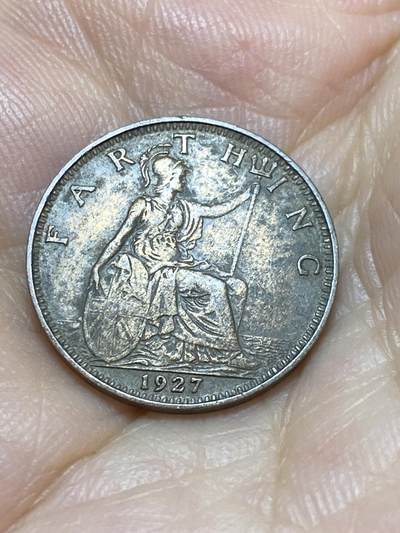 2025年第九十场(总第一百一十六场）外国好品散币(免佣金) - 英国🇬🇧1927年1法新(乔治五世第三版)