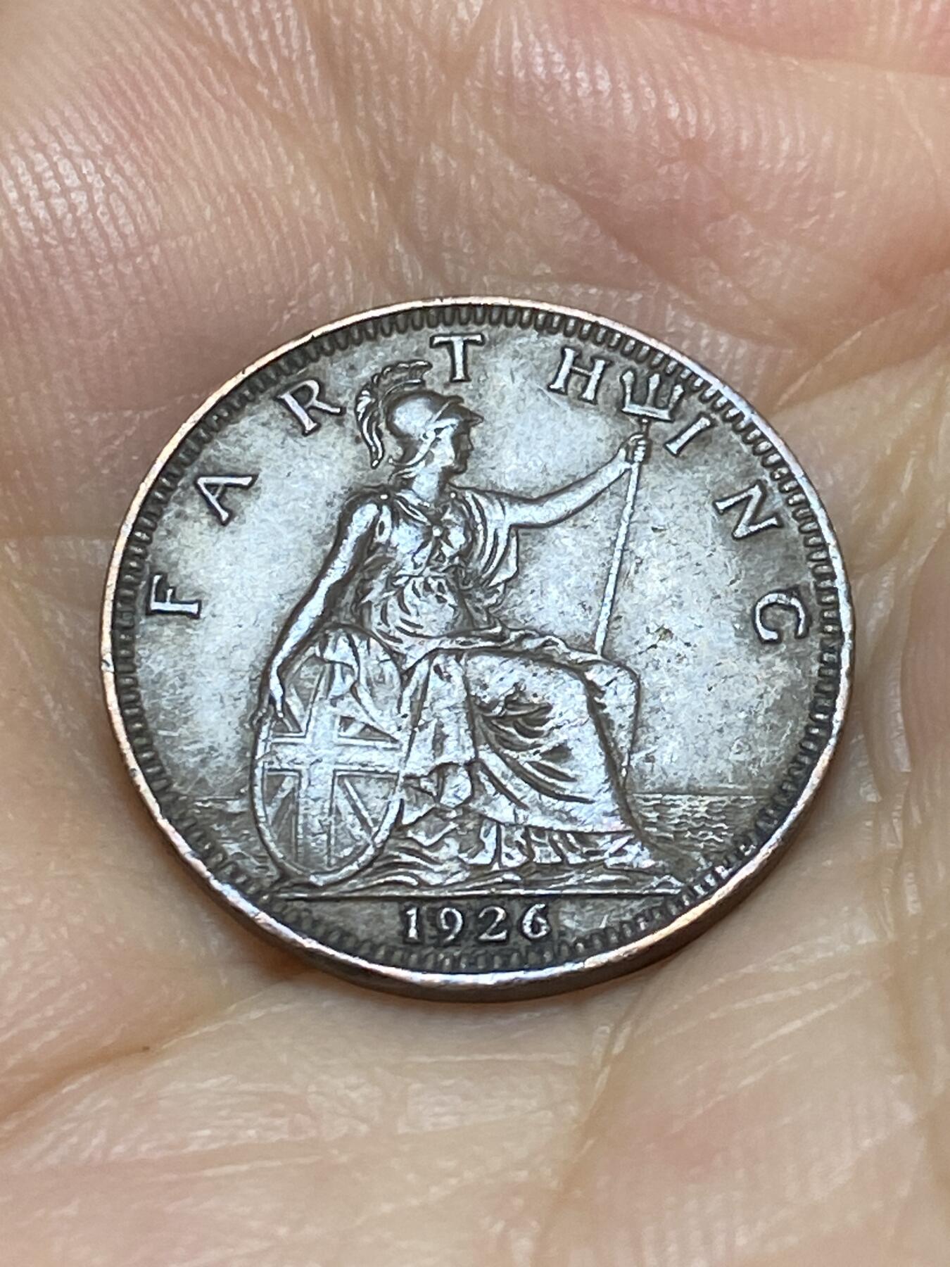 2025年第九十场(总第一百一十六场）外国好品散币(免佣金) 英国🇬🇧1926年1法新(乔治五世第三版)