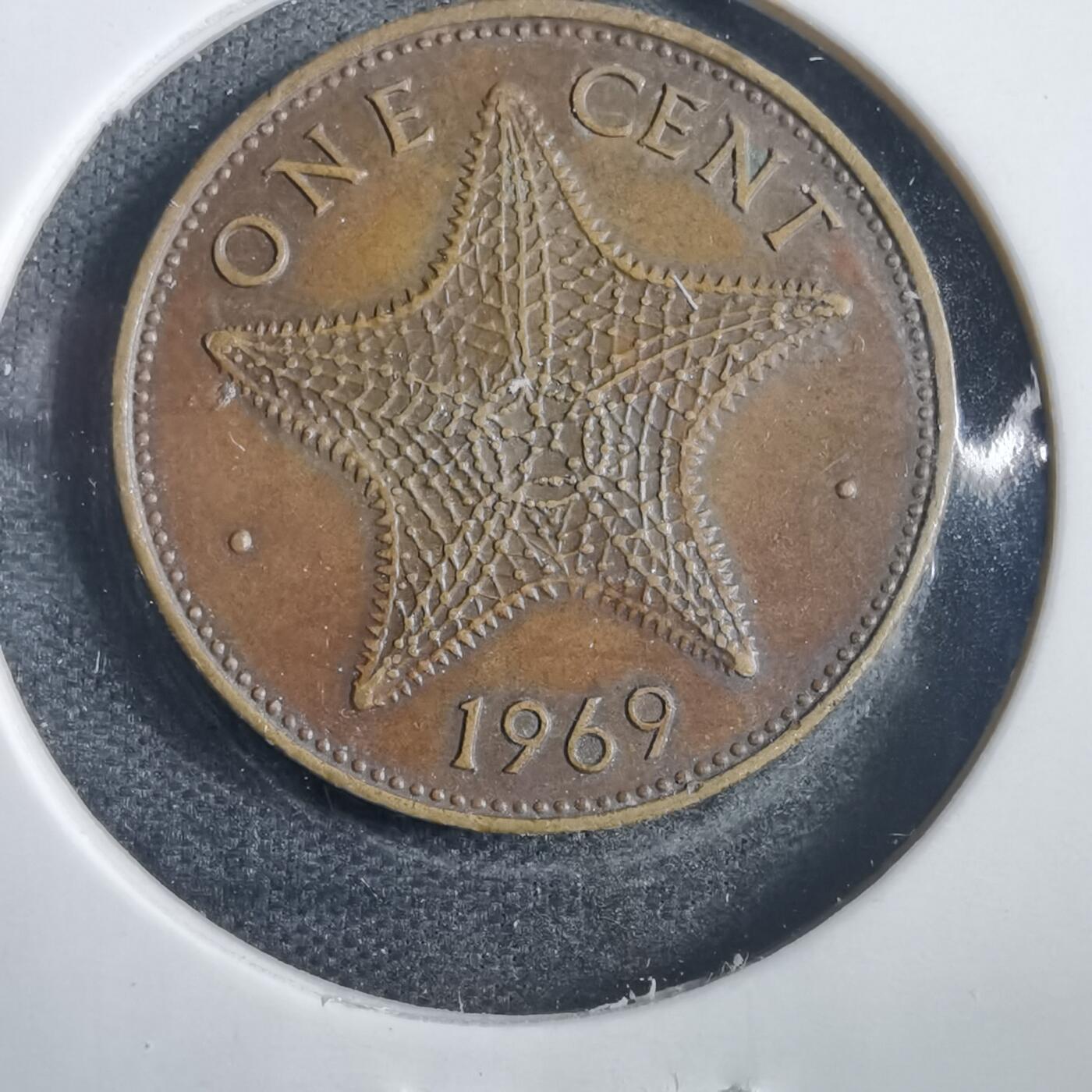 沼泽如烟--第838场 巴哈马1969年一分