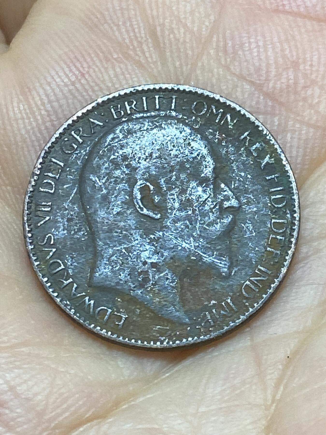 2025年第九十场(总第一百一十六场）外国好品散币(免佣金) 英国🇬🇧1904年1法新(爱德华七世时期)