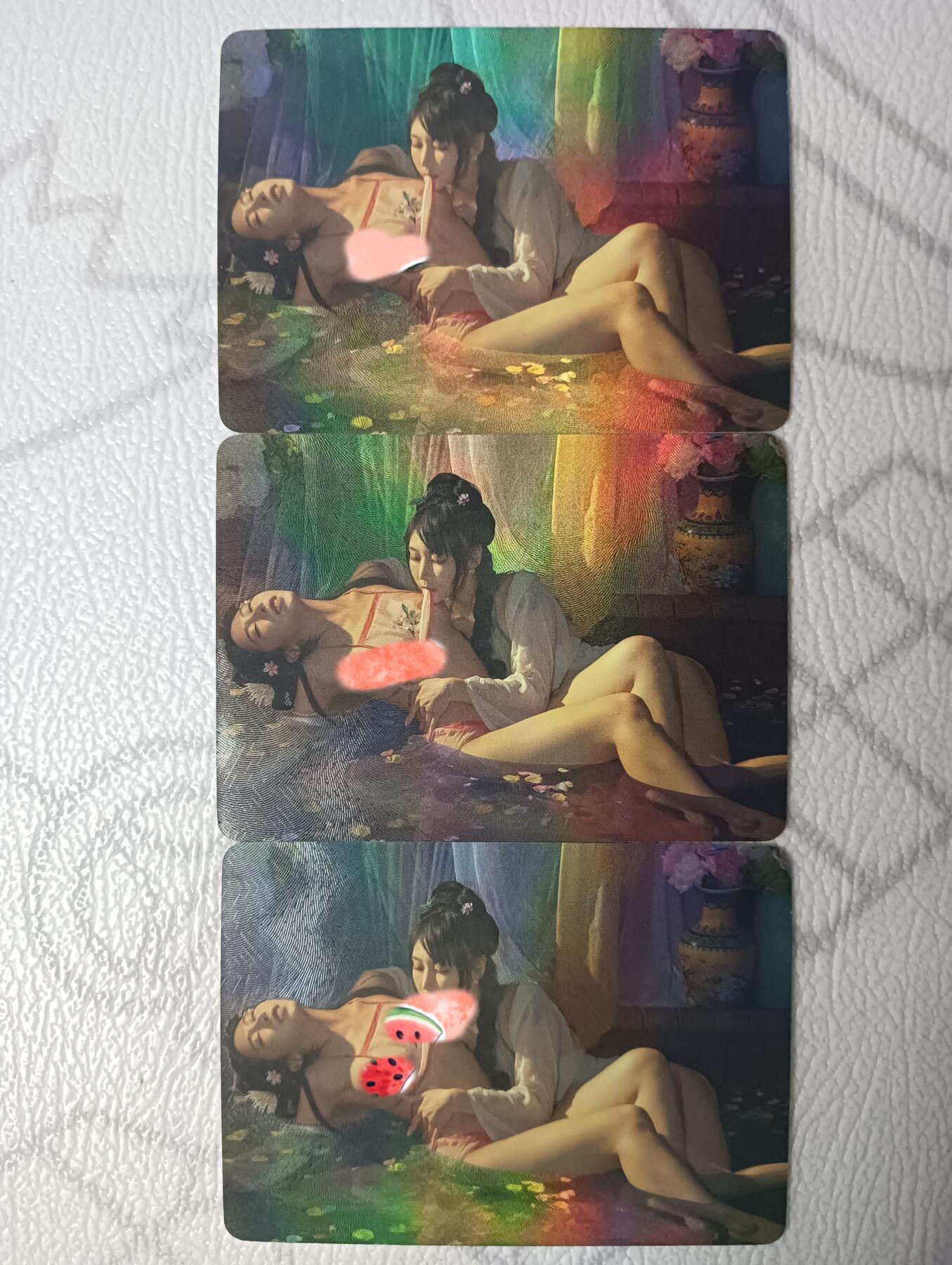 花开卡拍第38期（9月14号周日截拍，品控勿拍!!!拍品不寄存，运费5元，自制卡难免瑕疵，可能存在轻微撞角爆边等出厂瑕疵，品控介意勿拍！） cos，皮卡文创出品，浴池XX，彩闪三宫