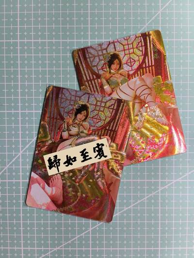 C先生卡牌 第12期 神州百花谱·西游姬·人间传·Art系列(持续收拍品中) - 【粗闪】燎原×刷子《人间传》武媚娘 双服饰