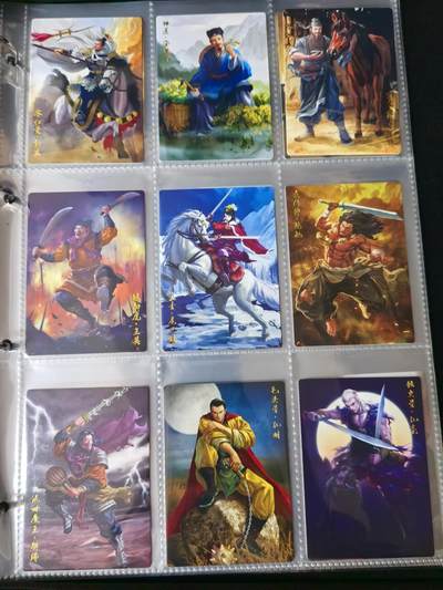 粤A卡牌第10期（9月17日22:00截拍） 【套卡】豪卡水浒无双篇108将-精雕工艺 一套108张