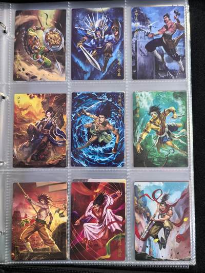 粤A卡牌第10期（9月17日22:00截拍） 【套卡】豪卡水浒忠义篇108将-精雕工艺 一套108张