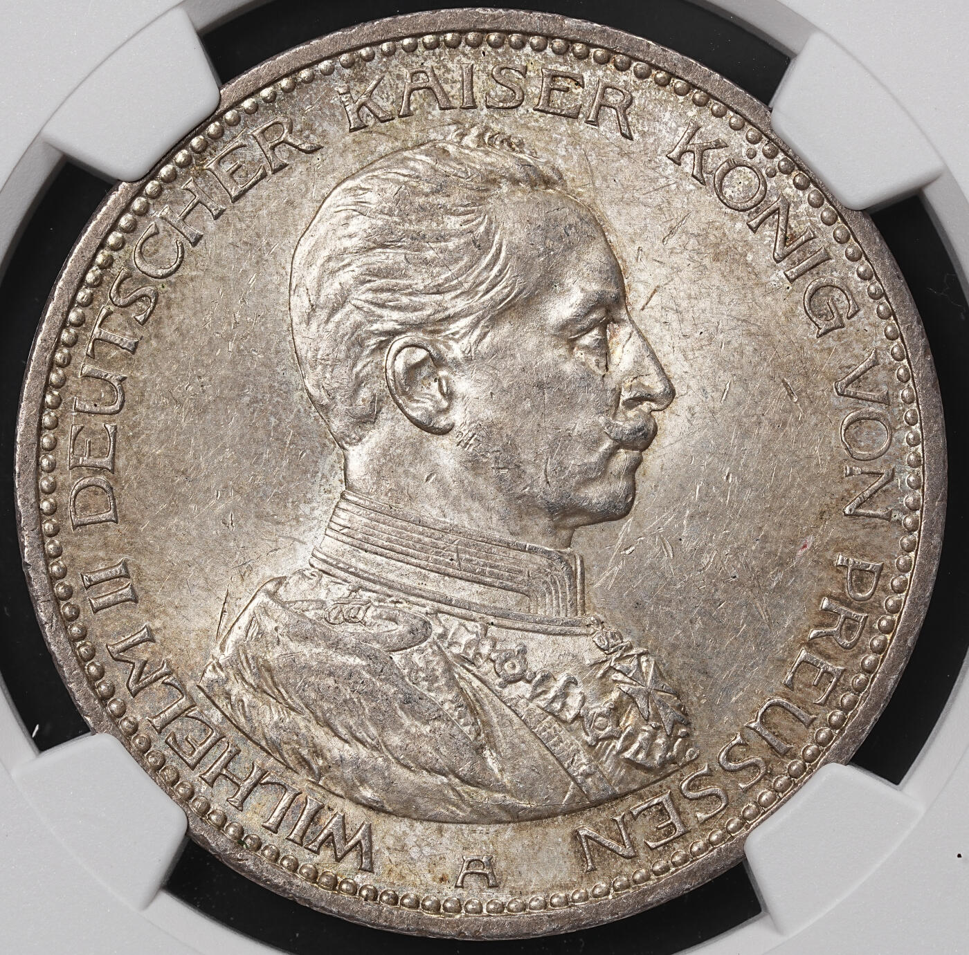 修遠堂世界钱币第八十四期 NGC MS62 1913年普鲁士军装5马克大银币