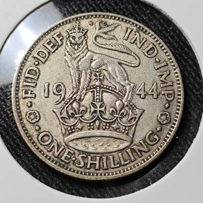 KK钱币收藏小铺 套币专场 2月预留时间 周末发货 -  1944英国乔六1先令银币