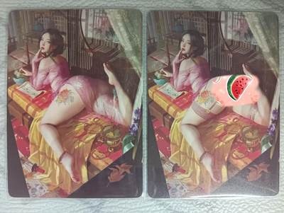 花开卡拍第38期（9月14号周日截拍，品控勿拍!!!拍品不寄存，运费5元，自制卡难免瑕疵，可能存在轻微撞角爆边等出厂瑕疵，品控介意勿拍！） - 1、焱卡文化-燎原 刷子 特卡 潘巧云 幻彩普卡