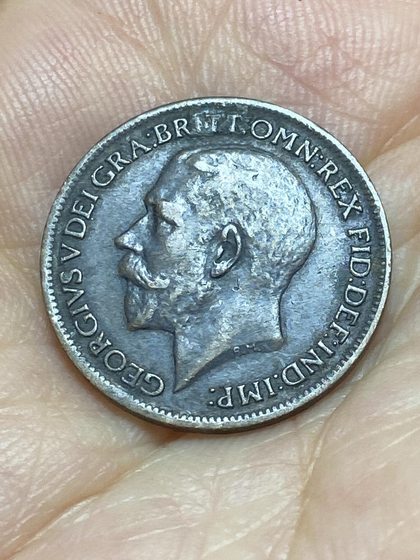 2025年第九十场(总第一百一十六场）外国好品散币(免佣金) 英国🇬🇧1917年1法新(乔治五世第一版)