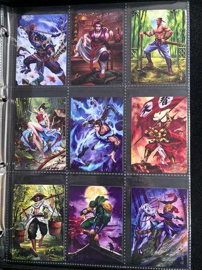 粤A卡牌第10期（9月17日22:00截拍） 【套卡】豪卡水浒忠义篇108将-精雕工艺 一套108张