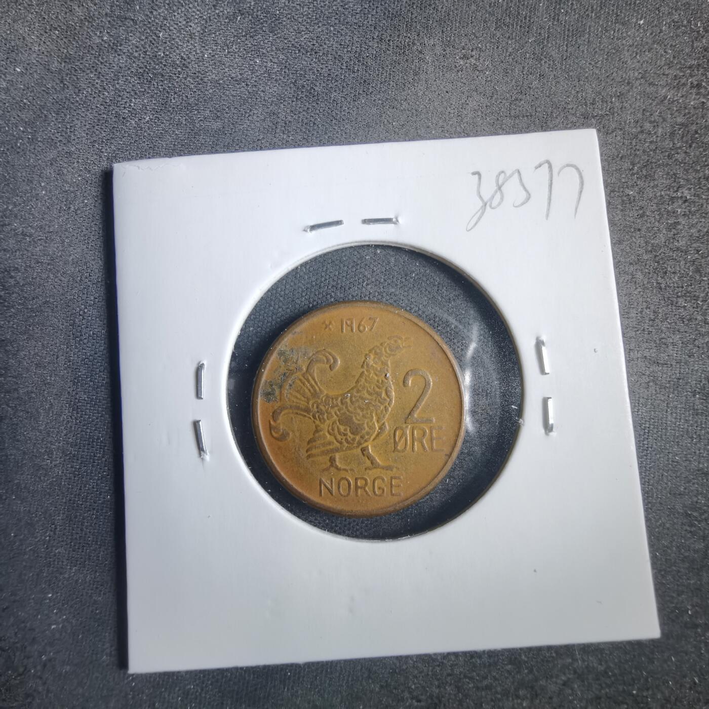 沼泽如烟--第838场 挪威1967年2欧尔