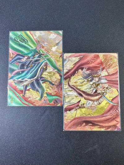 NO.9期 周末去哪爽？金牌大拍场！一站式配齐，方便凑单！（周6晚6点半截拍，卖家送拍0抽成！） - 锦绣三国，关索+花鬓一幅图对卡，粗闪