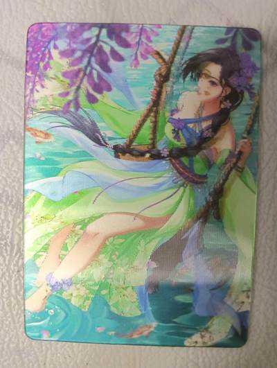 花开卡拍第38期（9月14号周日截拍，品控勿拍!!!拍品不寄存，运费5元，自制卡难免瑕疵，可能存在轻微撞角爆边等出厂瑕疵，品控介意勿拍！） - 茉莉卡牌玩 全息光栅卡 花信风 节气 1张