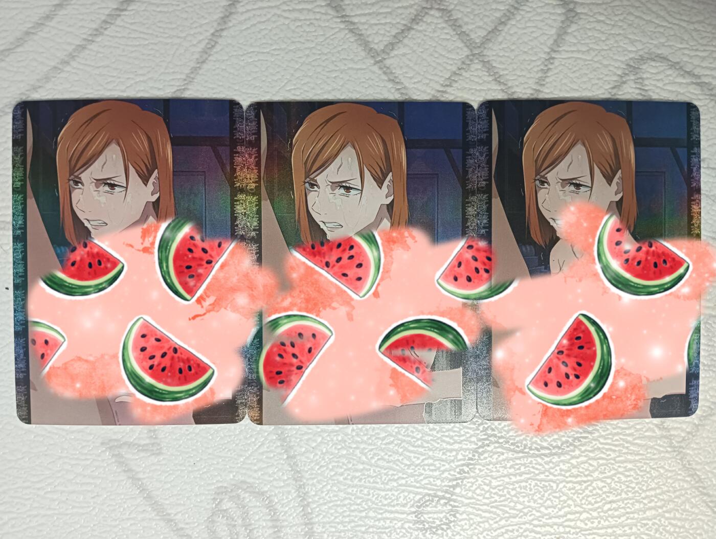 花开卡拍第38期（9月14号周日截拍，品控勿拍!!!拍品不寄存，运费5元，自制卡难免瑕疵，可能存在轻微撞角爆边等出厂瑕疵，品控介意勿拍！） 艺术卡，皮卡文创出品，咒术回战，彩闪三宫