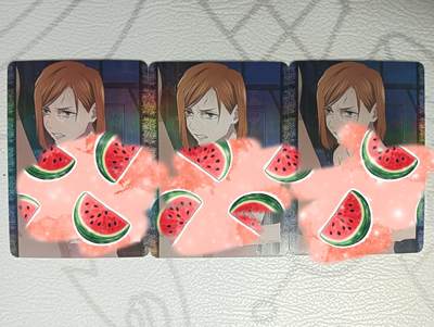 花开卡拍第38期（9月14号周日截拍，品控勿拍!!!拍品不寄存，运费5元，自制卡难免瑕疵，可能存在轻微撞角爆边等出厂瑕疵，品控介意勿拍！） - 艺术卡，皮卡文创出品，咒术回战，彩闪三宫