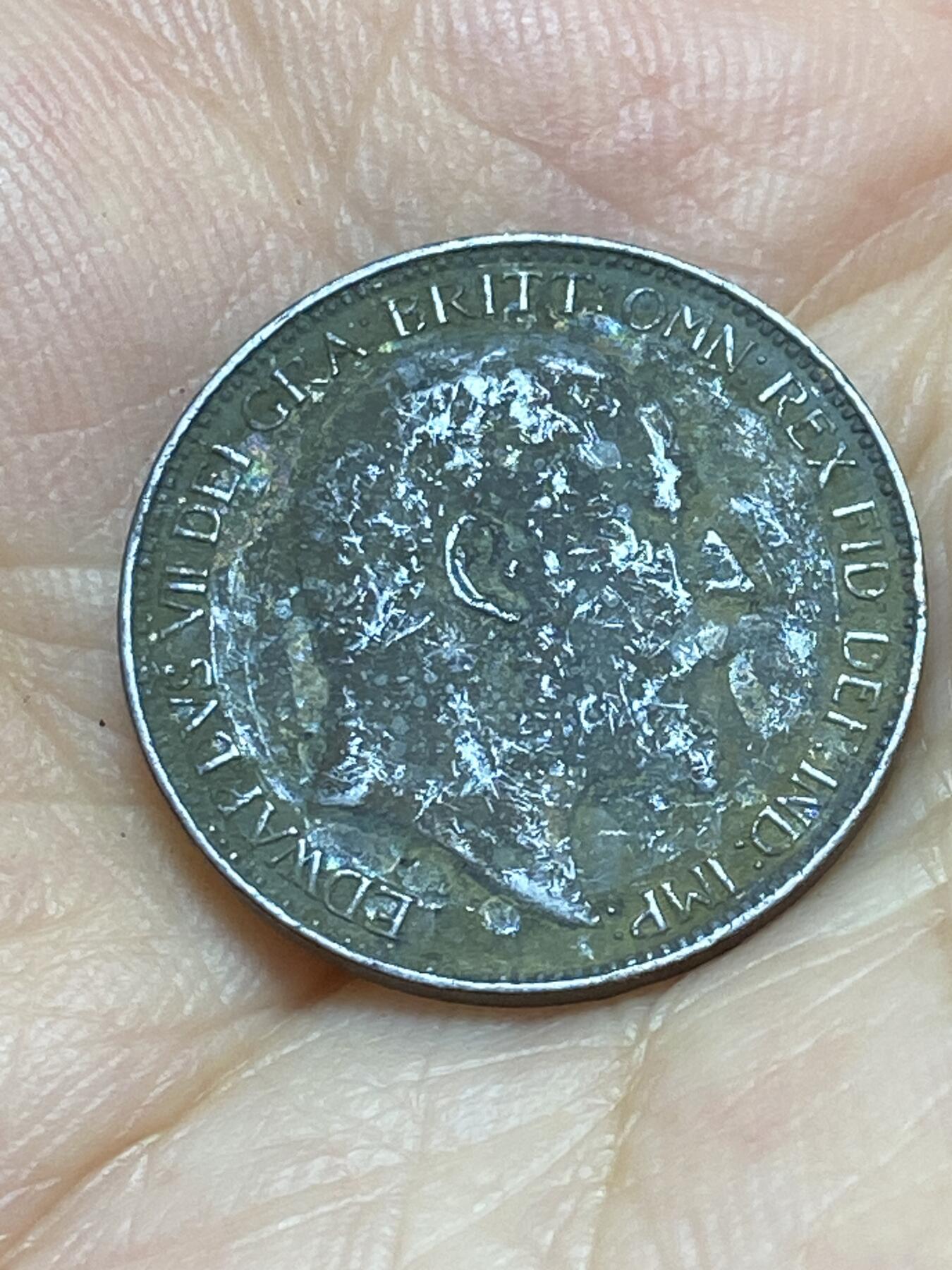 2025年第九十场(总第一百一十六场）外国好品散币(免佣金) 英国🇬🇧1906年1法新(爱德华七世时期)