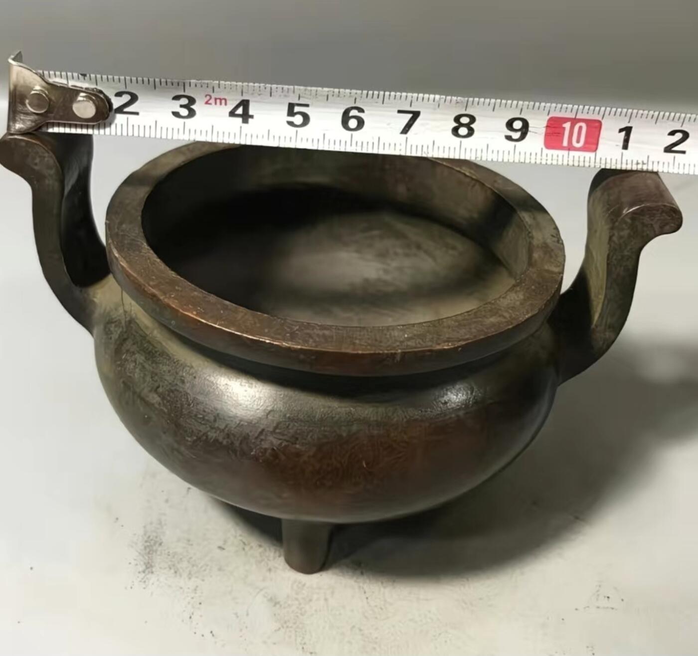 古玩杂相专场（2） 仿古怀旧铜香炉 老皮壳老包浆