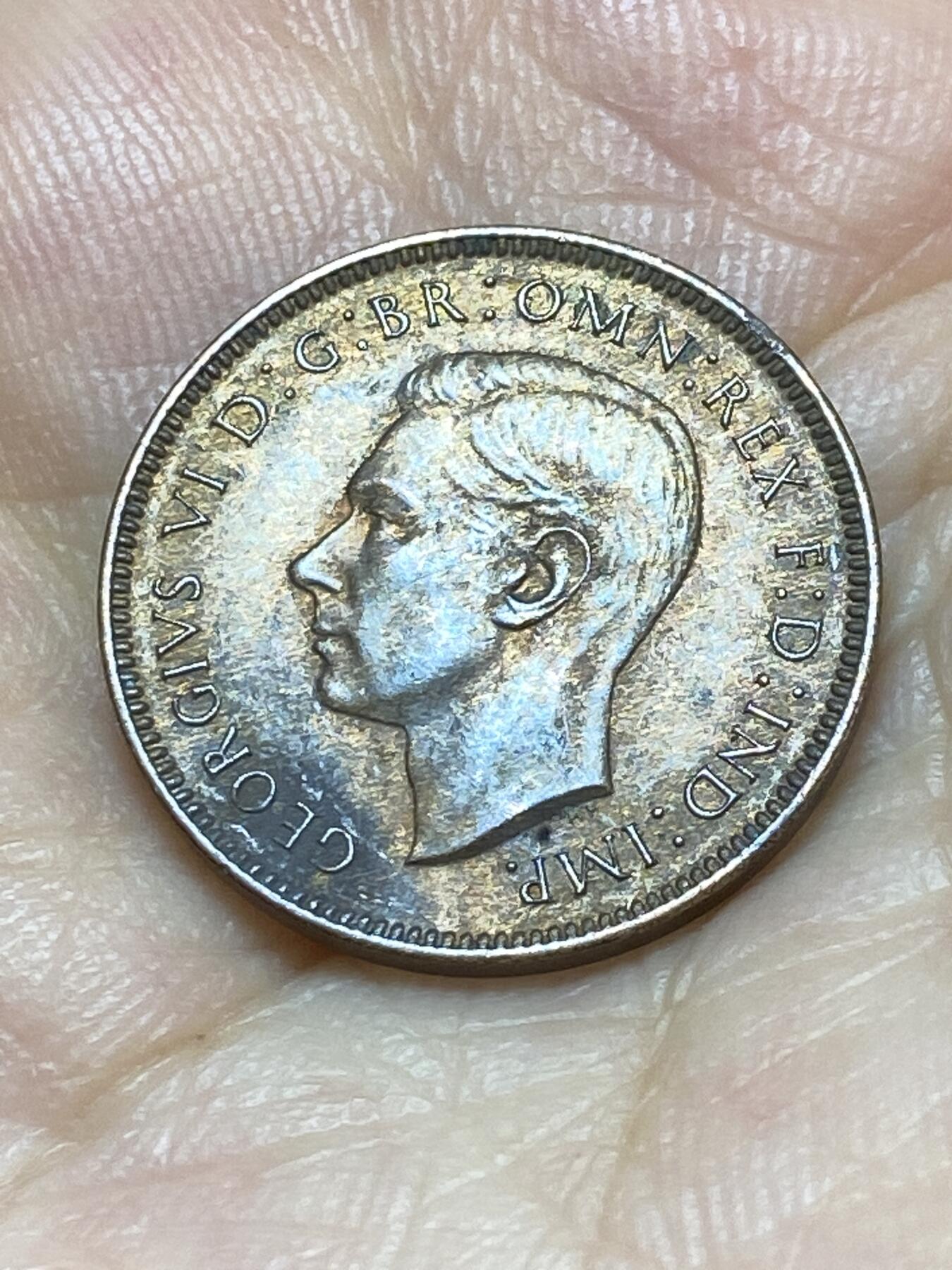 2025年第九十场(总第一百一十六场）外国好品散币(免佣金) 英国🇬🇧1948年1法新(乔治六世第一版，关门年)