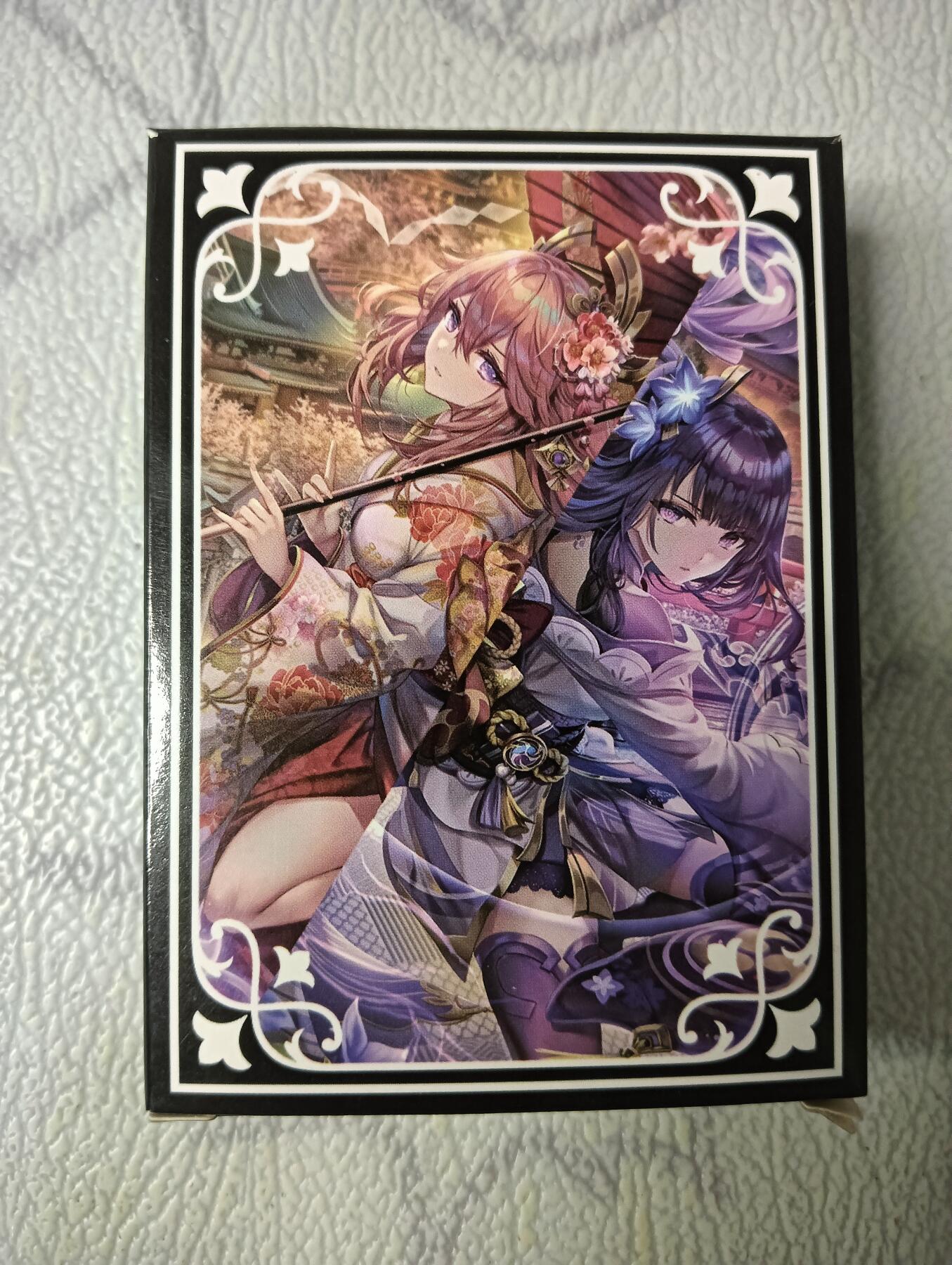 花开卡拍第38期（9月14号周日截拍，品控勿拍!!!拍品不寄存，运费5元，自制卡难免瑕疵，可能存在轻微撞角爆边等出厂瑕疵，品控介意勿拍！） 原神T画师同人 扑克一副