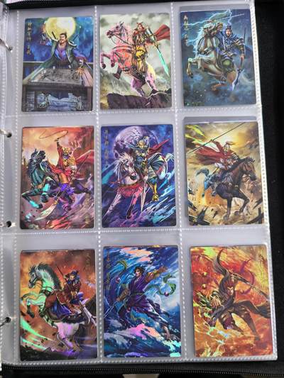 粤A卡牌第10期（9月17日22:00截拍） 【套卡】豪卡水浒忠义篇108将-彩闪工艺 一套108张