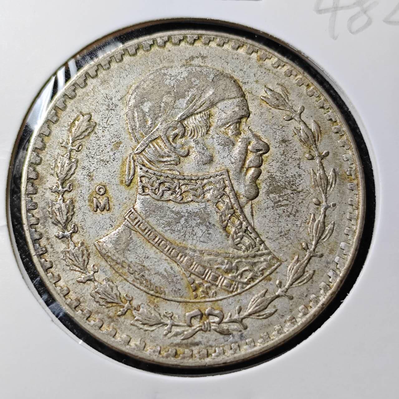 KK钱币收藏小铺 套币专场 2月预留时间 周末发货   1959墨西哥1比索银币