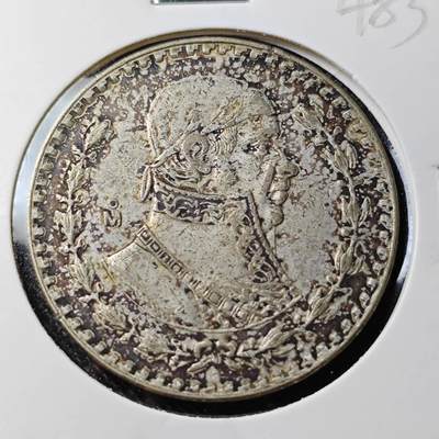 KK钱币收藏小铺 套币专场 2月预留时间 周末发货 -   1960墨西哥1比索银币