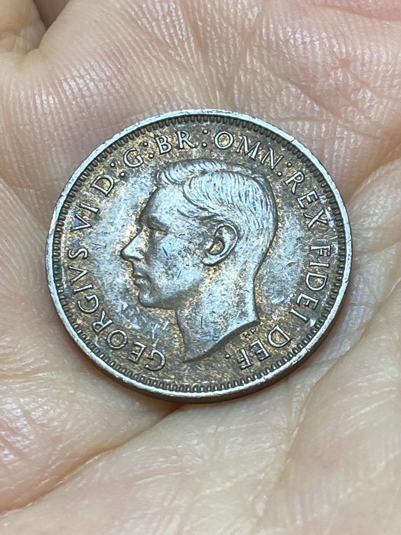 2025年第九十场(总第一百一十六场）外国好品散币(免佣金) 英国🇬🇧1949年1法新(乔治六世第二版，首发年)