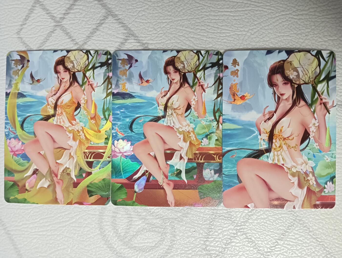 花开卡拍第38期（9月14号周日截拍，品控勿拍!!!拍品不寄存，运费5元，自制卡难免瑕疵，可能存在轻微撞角爆边等出厂瑕疵，品控介意勿拍！）