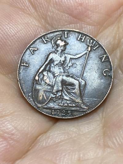2025年第九十场(总第一百一十六场）外国好品散币(免佣金) - 英国🇬🇧1925年1法新(乔治五世第二版)