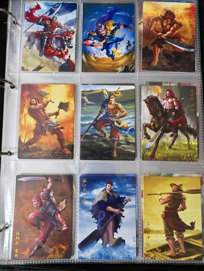 粤A卡牌第10期（9月17日22:00截拍） 【套卡】豪卡水浒无双篇108将-精雕工艺 一套108张