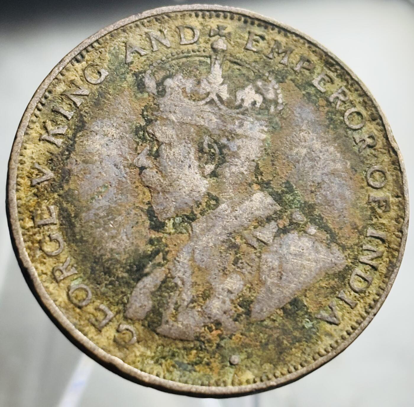 文馨钱币收藏第 271 场， 长期接收代拍品 1924 年英属香港大一仙铜币，乔治五世版