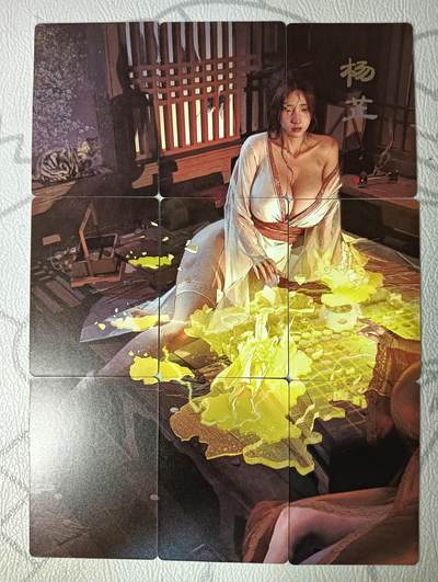 花开卡拍第38期（9月14号周日截拍，品控勿拍!!!拍品不寄存，运费5元，自制卡难免瑕疵，可能存在轻微撞角爆边等出厂瑕疵，品控介意勿拍！） - 燎原卡牌 人间传 九拼 杨芷 9张